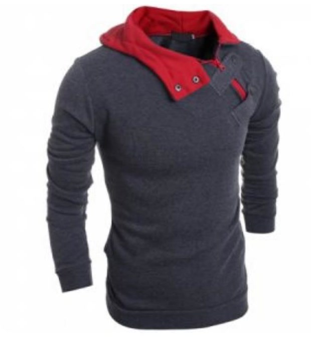 Crossover Collar Hoodie