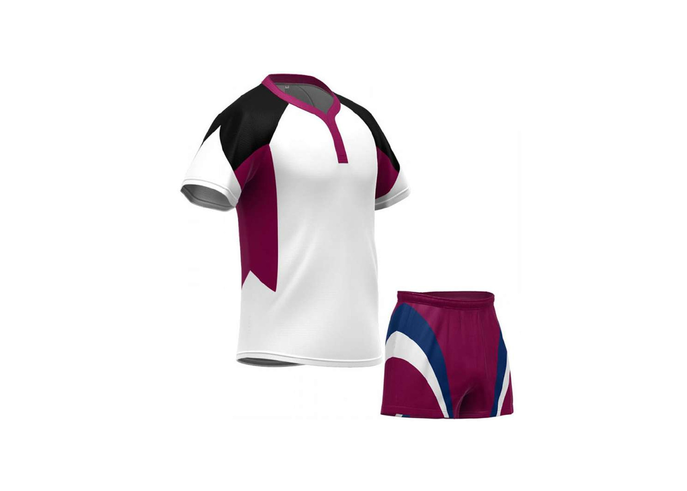Magenta Edge Rugby Kit